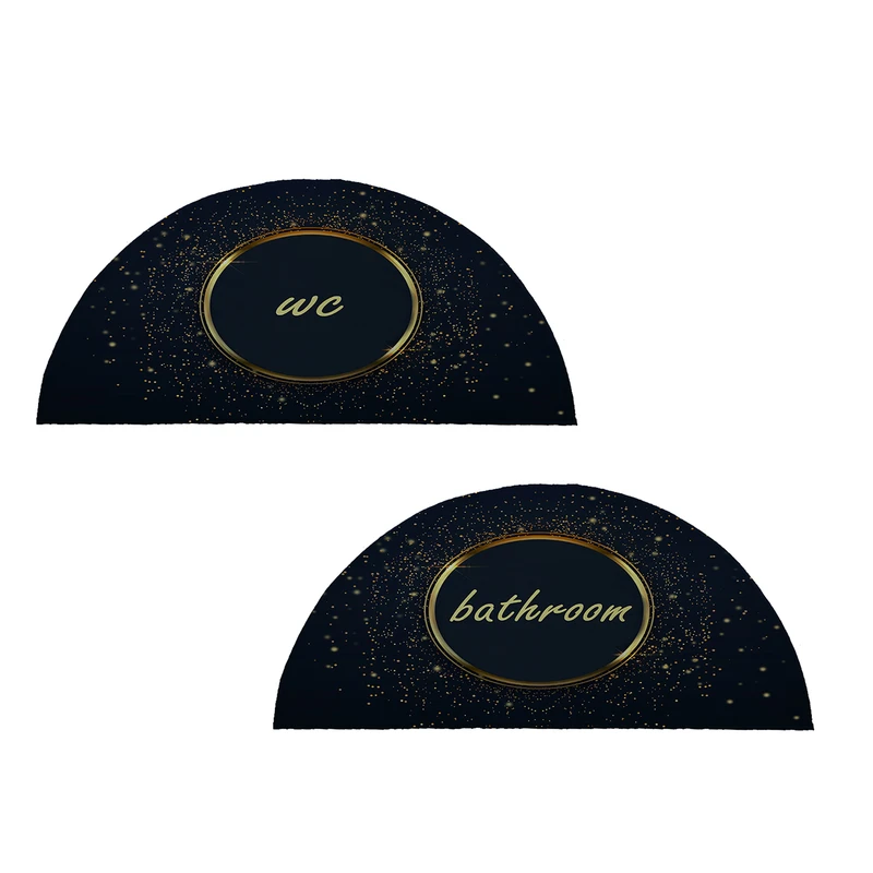 پادری طرح حمام و سرویس بهداشتی نیم دایره کد 8370 مجموعه دو عددی