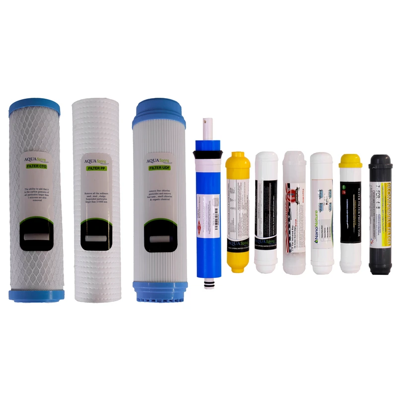 فیلتر دستگاه تصفیه آب آکوآ اسپرینگ مدل FAS_ATW10 مجموعه ده عددی