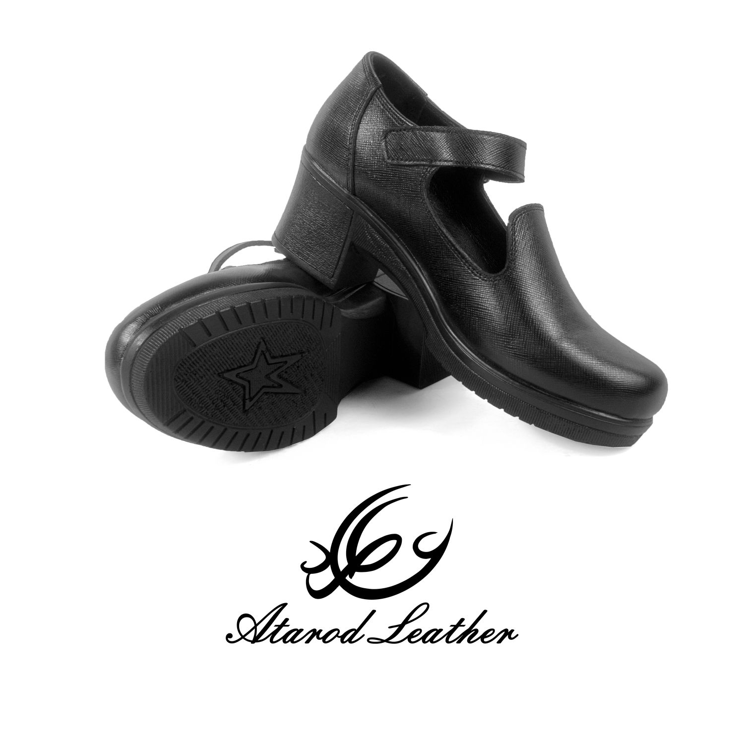 کفش زنانه چرم عطارد مدل چرم طبیعی کد SH260 - - 5