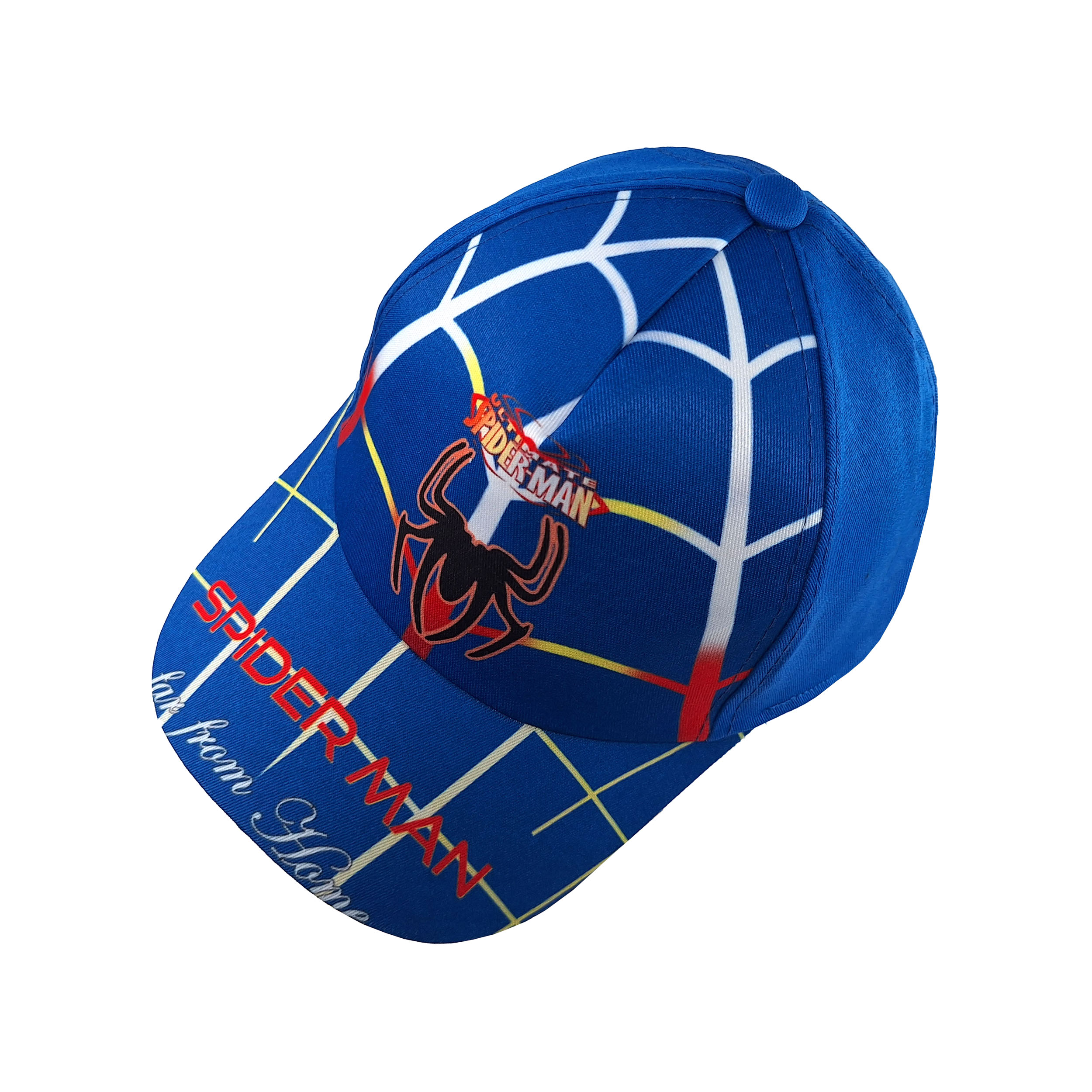  کلاه کپ پسرانه مدل مرد عنکبوتی کد 1132 رنگ آبی
