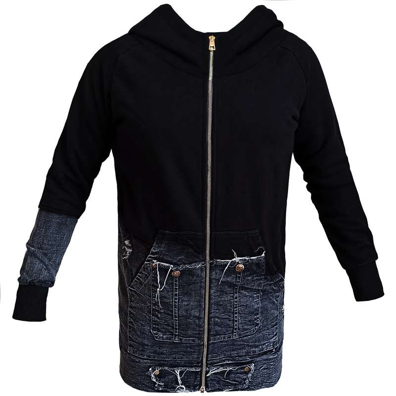 سویشرت مردانه مدل پایین جین