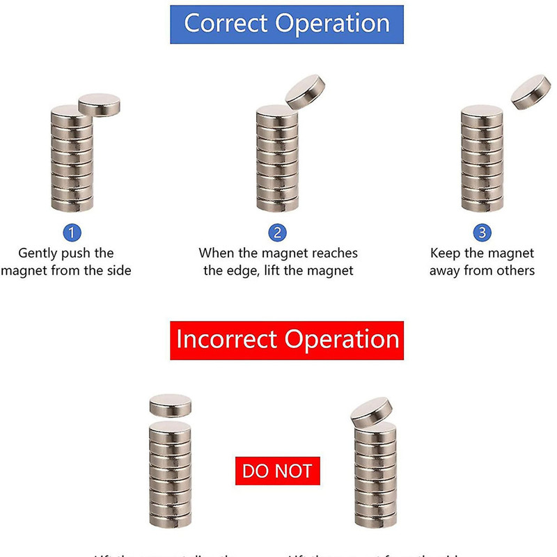 آهن ربا مدل نئودیمیوم دیسک D8x1mm بسته 10 عددی