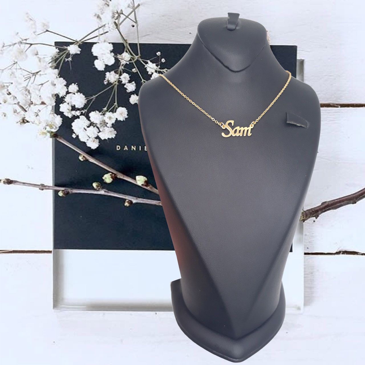 گردنبند زنانه آی جواهر مدل سام کد M1038 -  - 4