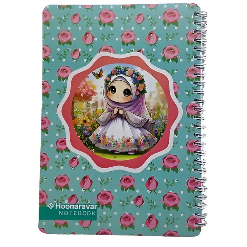 دفتر مشق 50 برگ هنرآور مدل دخترانه