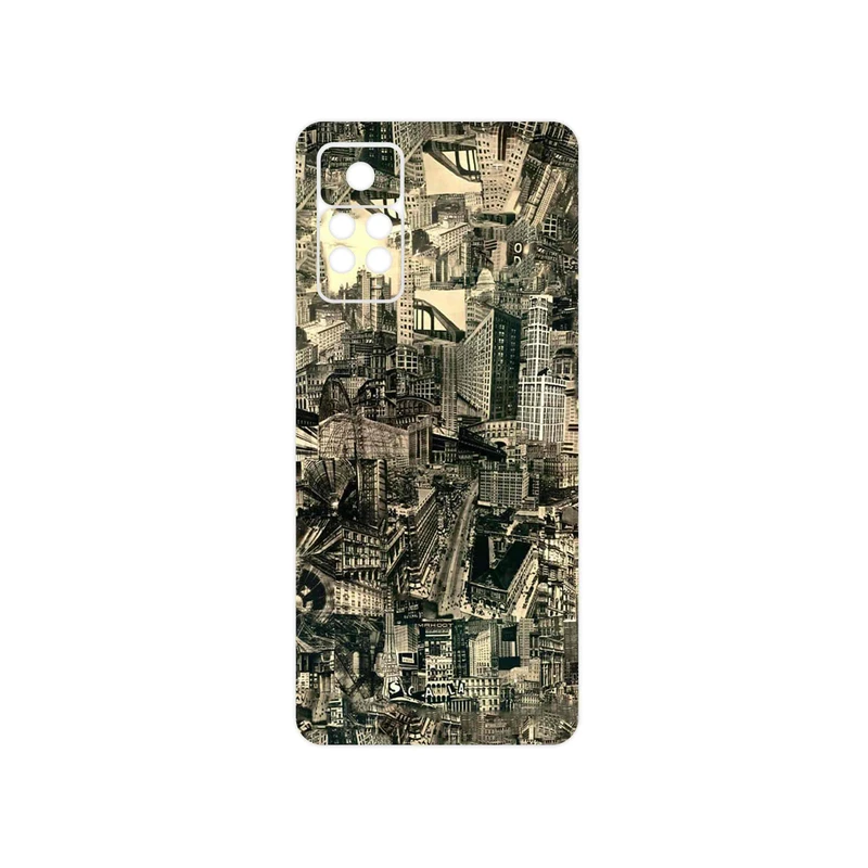 برچسب پوششی ماهوت مدل Collage of Skyscraper مناسب برای گوشی موبایل شیائومی Redmi Note 11 Pro