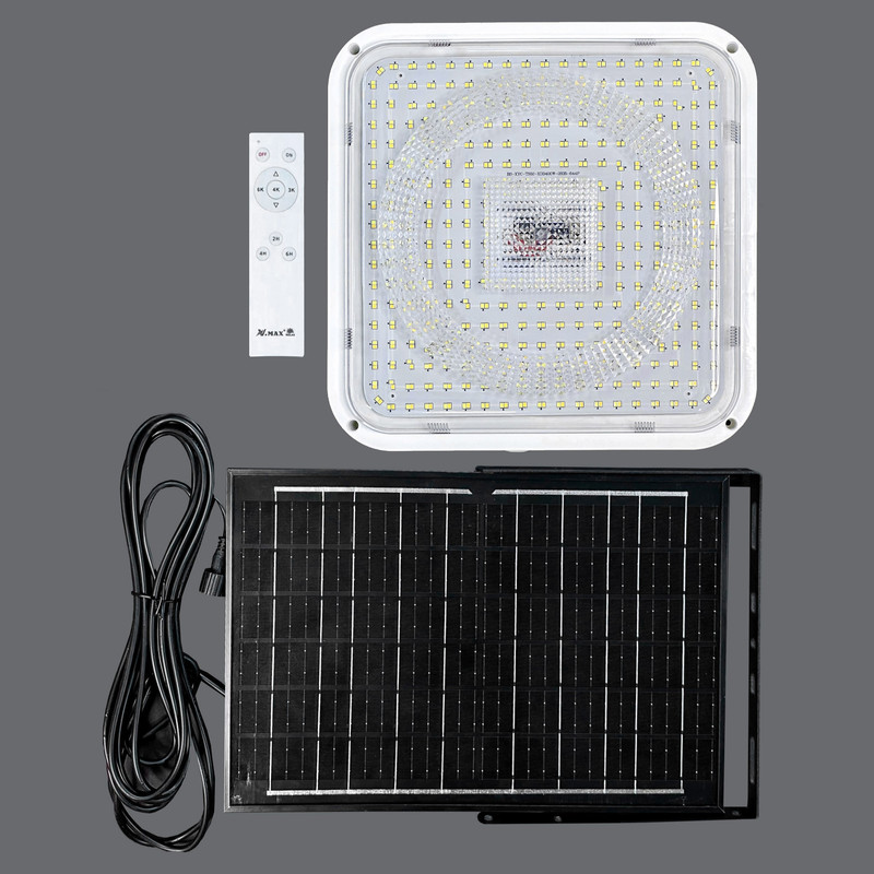 چراغ خورشیدی سقفی ویمکس مدل IR-V83220S ظرفیت 220 وات