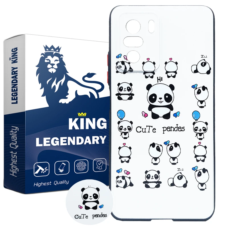 کاور لجندری کینگ مدل livancat uv مناسب برای گوشی موبایل شیائومی Poco F3 به همراه پایه نگهدارنده