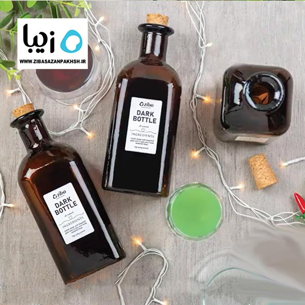 بطری زیبا مدل ترنگ دارک کد 510ml