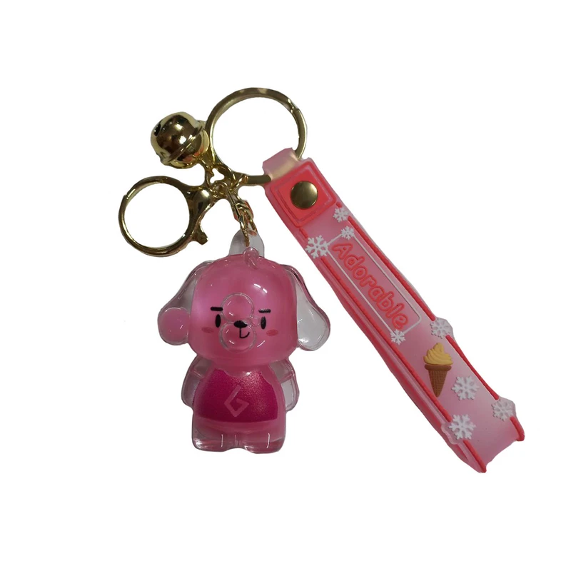 جاکلیدی دخترانه مدل آکواریومی طرح خرس بامزه