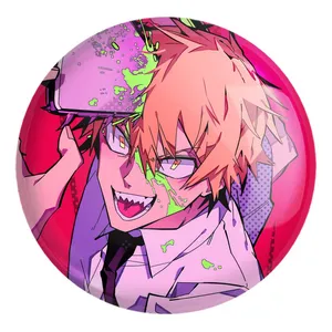 پیکسل خندالو طرح دنجی انیمه مرد اره ای Chainsaw Man کد 23190 مدل بزرگ