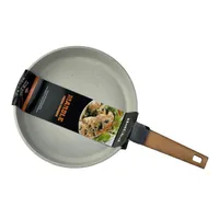 تابه سرامیک مدل ماربل دسته چوبی سایز 20