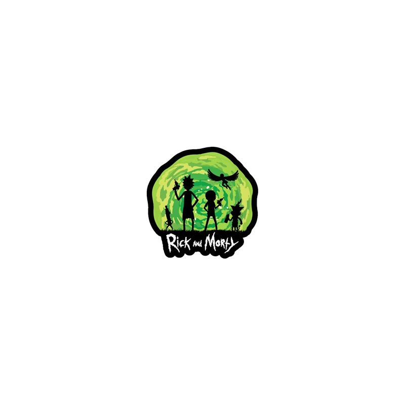 استیکر تزئینی موبایل و تبلت لولو مدل سریال ریک و مورتی RICK AND MORTY کد 457