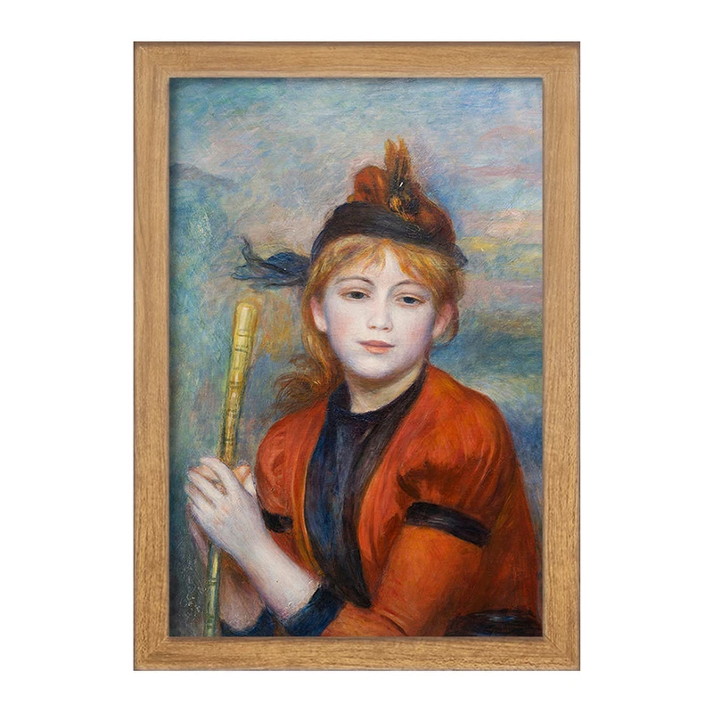 تابلو خندالو مدل نقاشی گردشگر اثر پیر آگوست رنوآر کد F12159