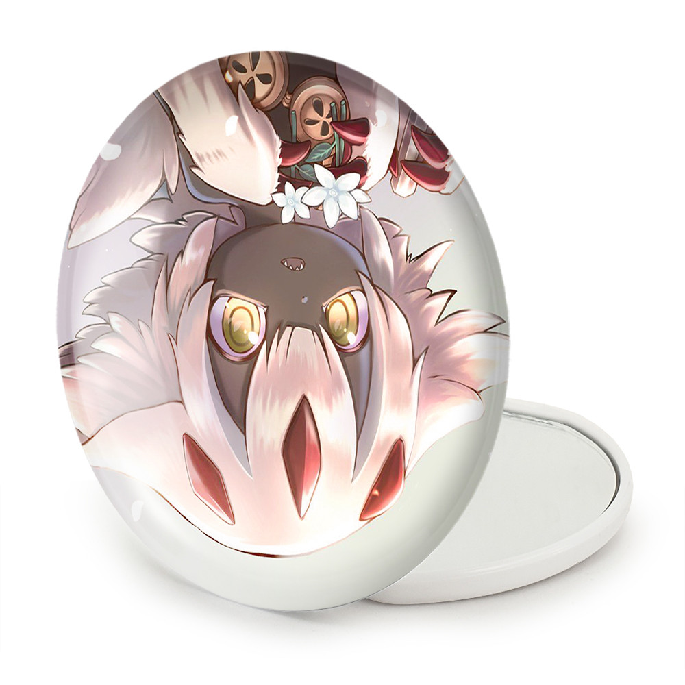 آینه جیبی خندالو طرح فایوپا انیمه ساخته شده در پرتگاه Made in Abyss مدل تاشو کد 22104