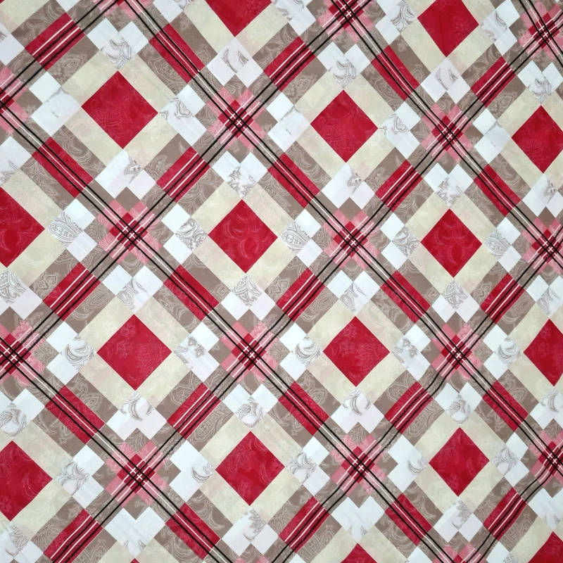 پارچه ملحفه عرض 1.96 متر مدل یاقوت رنگ قرمز