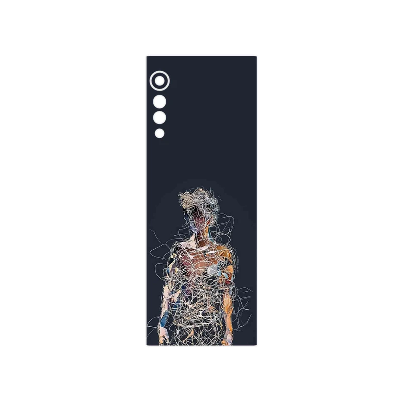 برچسب پوششی ماهوت مدل Strings Digital Art 1 مناسب برای گوشی موبایل ال جی Velvet 5G