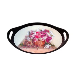 سینی مدل FLOWER BAS-2 کد 105