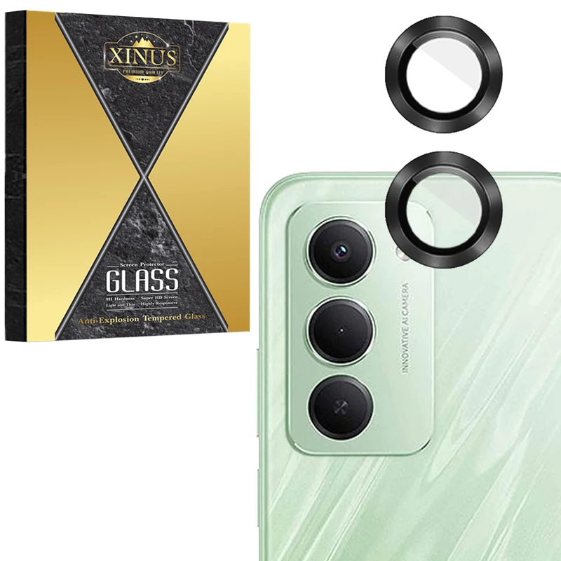 محافظ لنز دوربین فلزی ژینوس مدل XRING مناسب برای گوشی موبایل شیائومی Redmi 15       