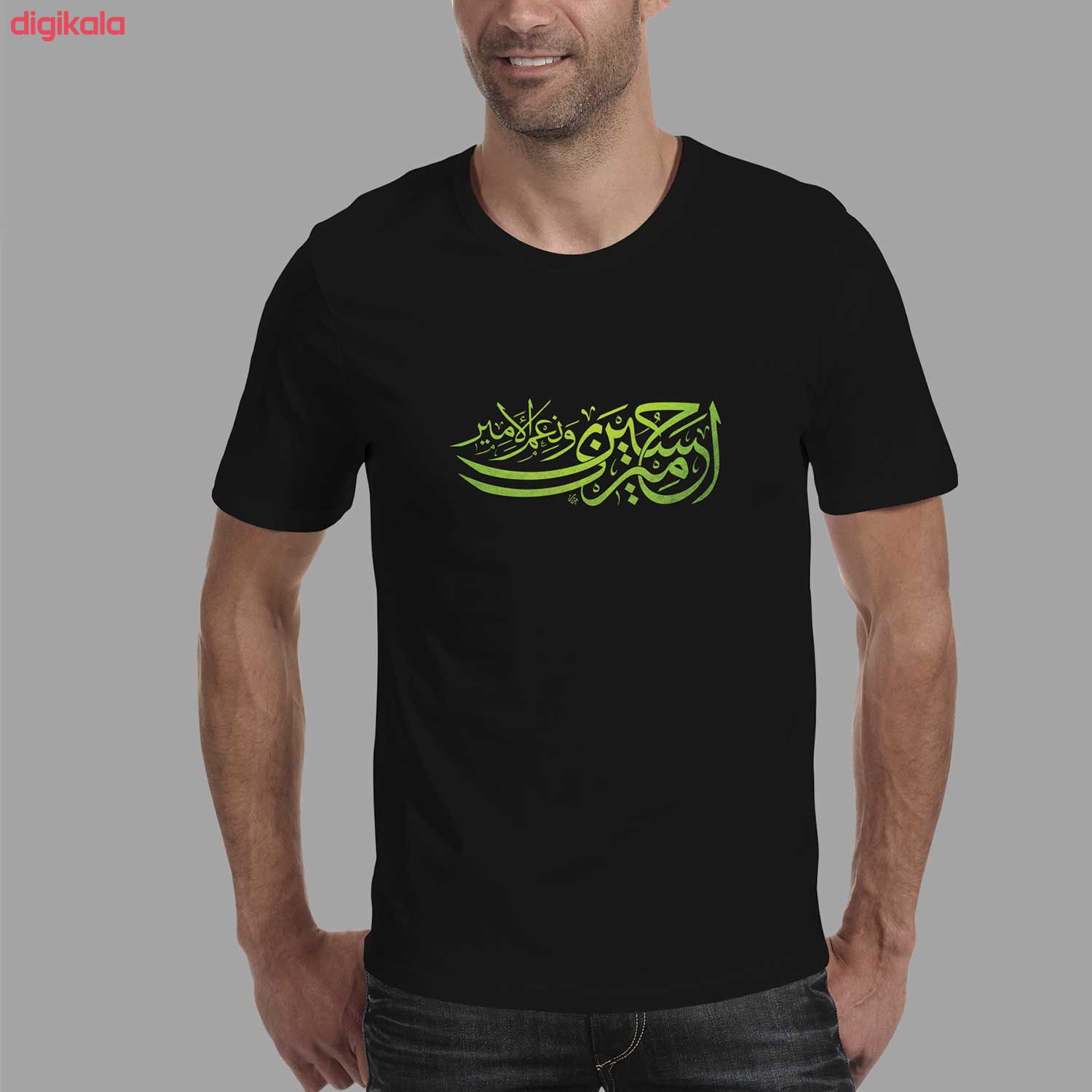 تیشرت آستین کوتاه مردانه مدوپد مدل امام حسین shi00215 main 1 4