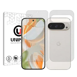 UNIPRO Star 5 model matte screen protector suitable for Google Pixel 9 Pro mobile phone along with the back protector