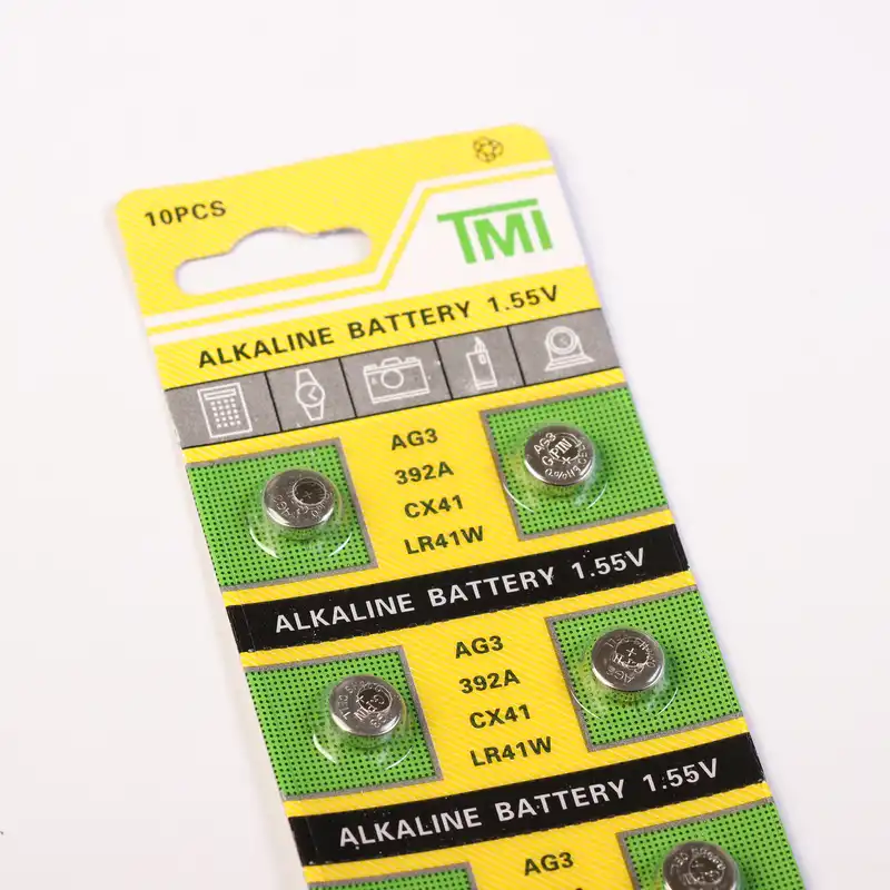 باتری ساعتی تی ام آی مدل AG3 LR41 392 بسته 10 عددی