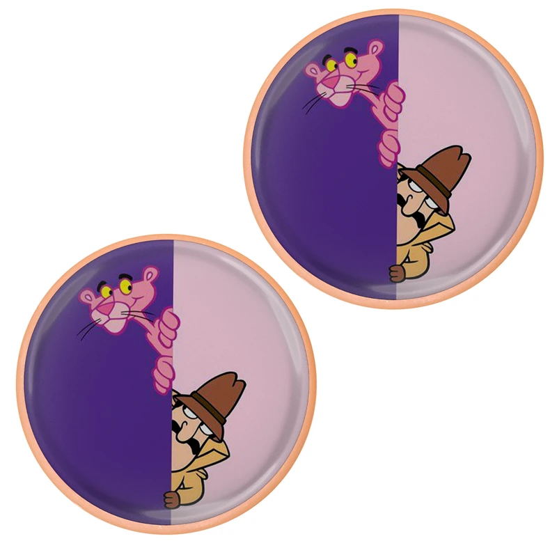 تراش مدل مخزن دار طرح انیمیشن پلنگ صورتی کد S12945 بسته دو عددی