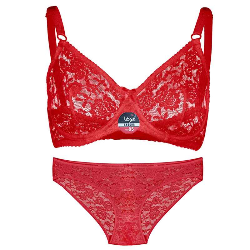 ست شورت و سوتین زنانه غوغا مدل گیپور کد Oid-StWH5