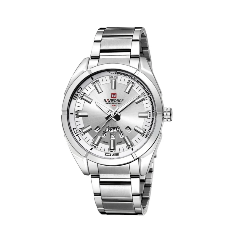 ساعت مچی عقربه‌ای مردانه نیوی فورس مدل دو تقویم NF9038