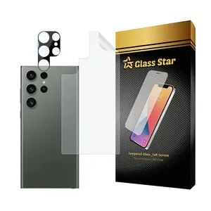  Glass Star MTBFULG Nano Back Protector With Camera Lens Protector For Samsung Galaxy S23 Ultra
