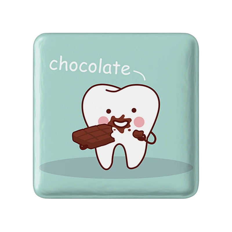 پیکسل خندالو طرح دندان و دندان پزشکی کودکانه مدل مربعی کد 36774