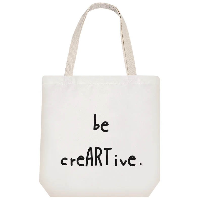 ساک خرید پارچه ای خندالو طرح خلاق باش مدل توت بگ کد 6988