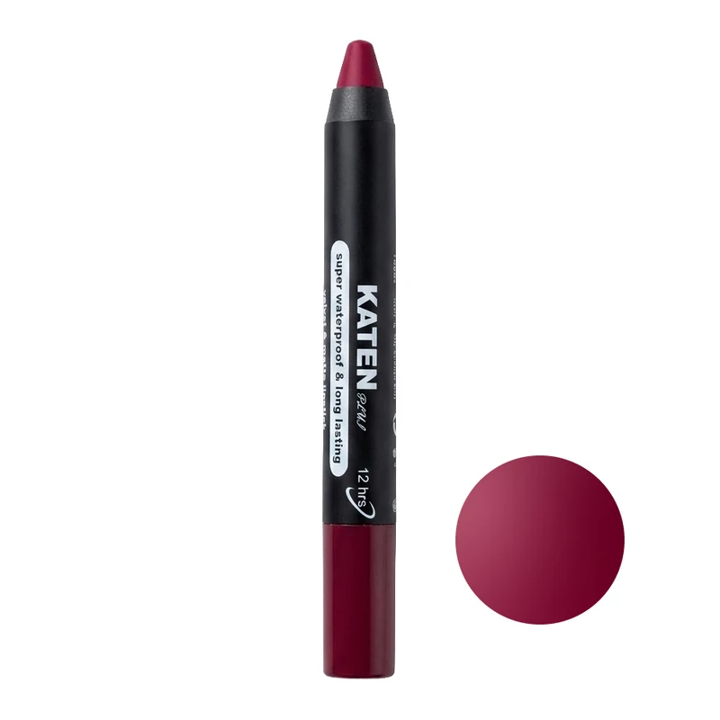 رژ لب مدادی مخملی، مات کاتن مدل Matte & Velvet شماره ۱۰۹
