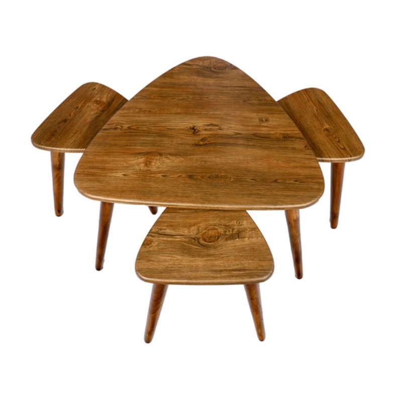 میز پذیرایی مدل سمیر مجموعه 4 عددی