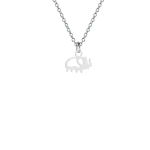 گردنبند نقره زنانه هایکا مدل فیل کد n.ha2-39