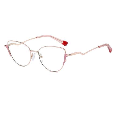 فریم عینک طبی زنانه مدل گربه ای کد JS8628P