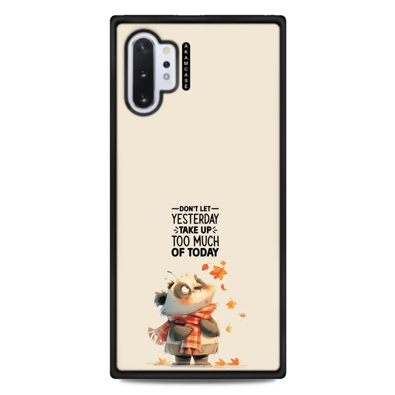 کاور آکام مدل AMC-WSGN10P-ANIMALS QOUTES-12 مناسب برای گوشی موبایل سامسونگ Galaxy Note 10 Plus