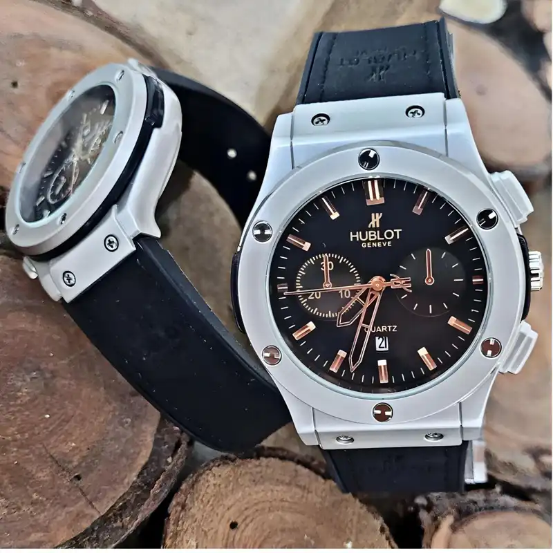 ست ساعت مچی عقربه ای  زنانه و مردانه  مدل تک موتور ساده_Ts_rpz_08