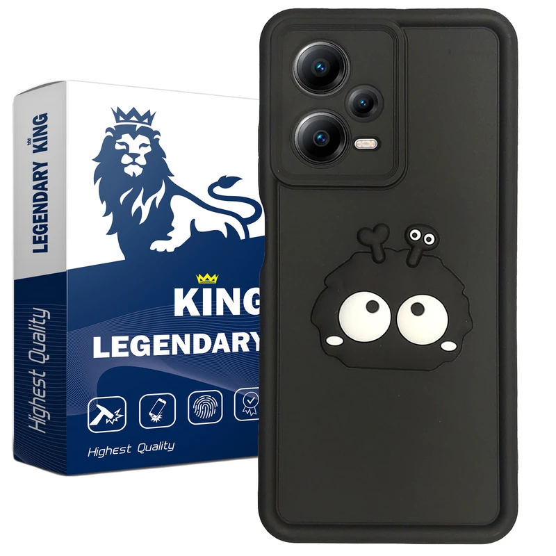 کاور لجندری کینگ طرح شاخک میکروب مناسب برای گوشی موبایل  شیائومی Redmi Note 12 Pro Plus 5G / Redmi Note 12 Explorer 5G