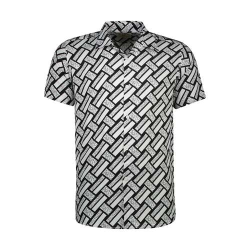 پیراهن آستین کوتاه مردانه مدل هاوایی کد H-105S