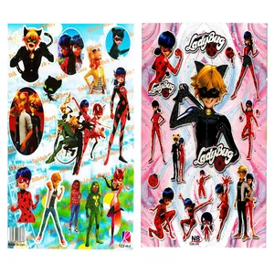 استیکر کودک طرح دختر کفشدوزکی کد CT123109 مجموعه 2 عددی 