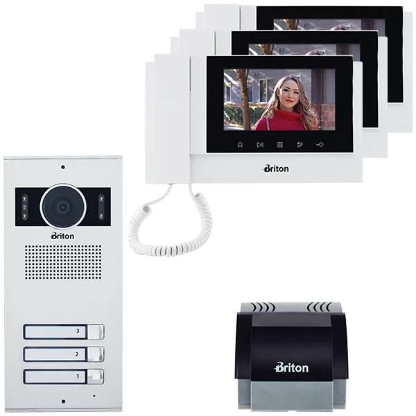 مجموعه دربازکن تصویری برایتون مدل سه طبقه 7030-2003