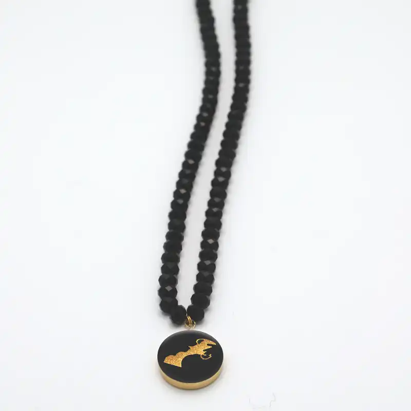 گردنبند زنانه آلتین هنر مدل ماه بهمن