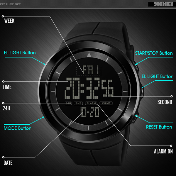 ساعت مچی دیجیتال اسکمی مدل S1402_AR