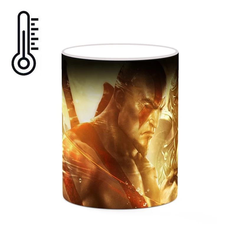 ماگ حرارتی کاکتی طرح گاد آف وار God Of War مدل mgh40993