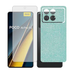 Glass Together model matte Screen Protector Suitable for Xiaomi Poco X6 Pro Mobile Phone with Back cover sticker