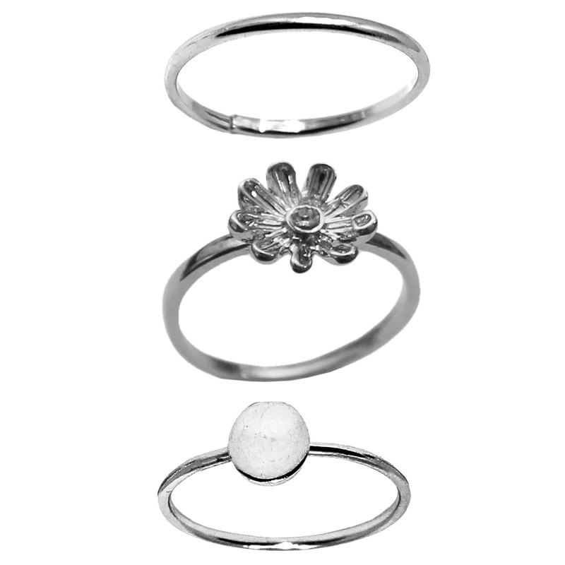 بند انگشتی زنانه کد RKH_1226 مجموعه 3 عددی