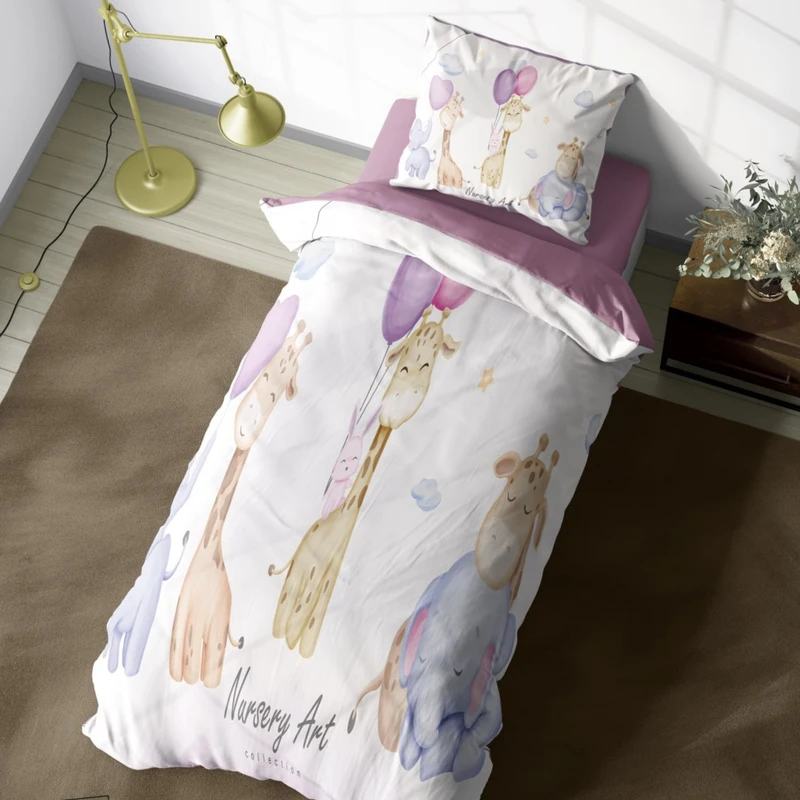 سرویس خواب 1 نفر 4 تکه مدل زرافه و دوستان کد 1045