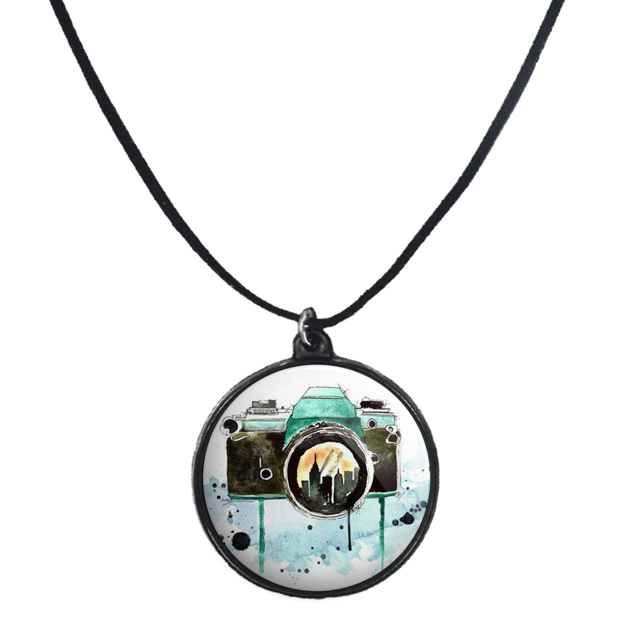 گردنبند پرمانه طرح عکاس کد pmb.5138 مدل دو طرفه