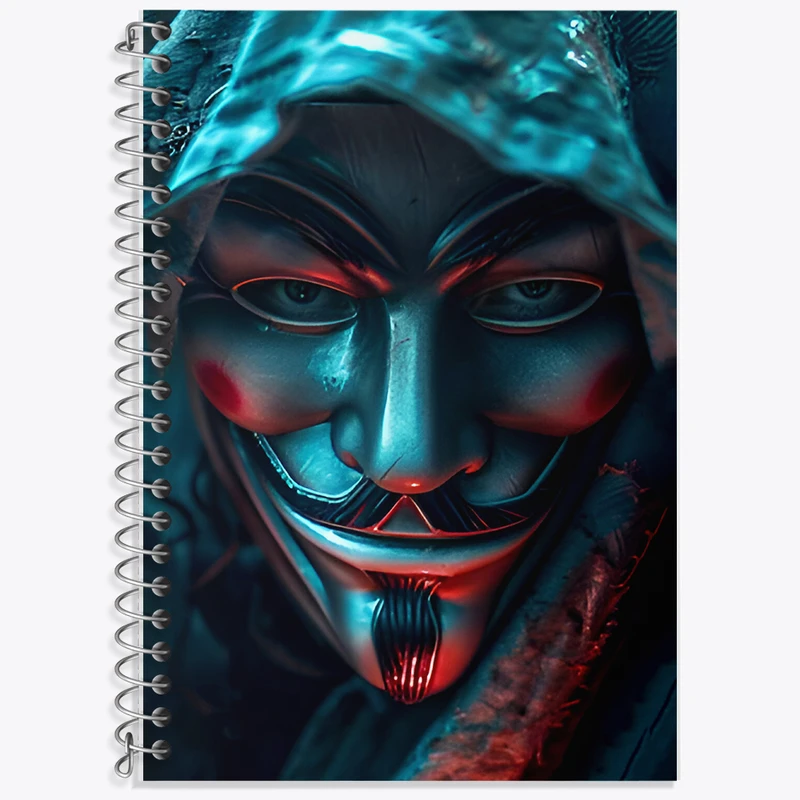 دفتر لغت 50 برگ خندالو طرح هکر کد F8150