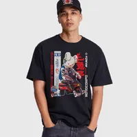 تی شرت آستین کوتاه مردانه مدل ژاپن استایل تایرد ربیت کد anm541